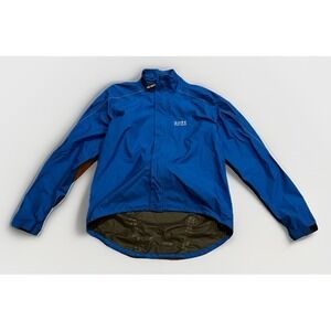 Gore Bike Wear Gore-Tex Paclite Cycling Jacket Mens M Blue Waterproof Rain MTB